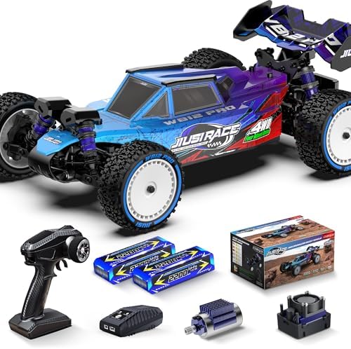 1 12 Brushless RC Cars Fast 50 mph Hobby Electric Off Road Buggy 4WD Racing RC Truck with 3S Batteries 25W Fast Charging RTR 4X4 Remote Control Cars