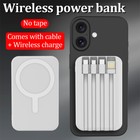 20000mAh Wireless Magnetic Power Bank Compatible with iPhone 15/14/13/12 Pro Max