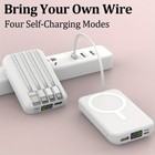 20000mAh Wireless Magnetic Power Bank Compatible with iPhone 15/14/13/12 Pro Max