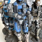 2010 Halo Reach Noble Team Legendary Edition Statue Missing Parts READ  