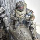 2010 Halo Reach Noble Team Legendary Edition Statue Missing Parts READ  