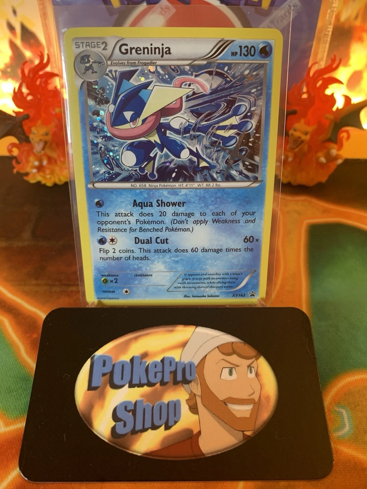 2016 Pokémon XY Black Star Promo Greninja XY162   LP #17