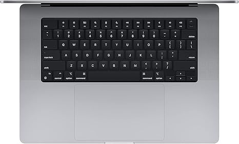 MacBook Pro 2021 de Apple con chip Apple M1 Max (16 pulgadas, 32 GB de RAM, 512 SSD de almacenamiento) (QWERTY en inglés) Gris espacial (renovado)