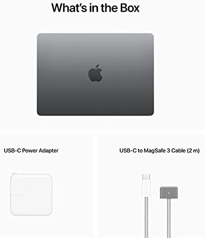 2022 Apple MacBook Air with Apple M2 Chip  13 inch  8GB RAM  512GB SSD Storage   QWERTY English  Space Gray  Renewed 