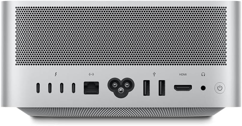 2022 Apple Mac Studio with Apple M1 Max Chip 10 Core CPU /24 Core GPU  7 75 inch  32GB  1TB SSD  Silver  Renewed