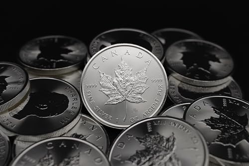 2023-1 oz Canadian Maple Leaf Silver Bullion Coin Brilliant Uncirculated with Certificate of Authenticity $5 Seller BU