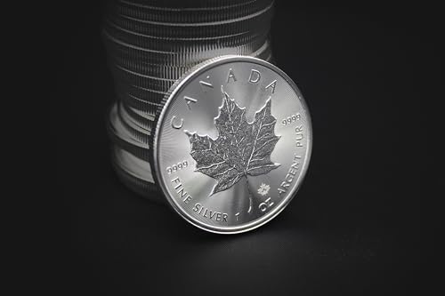 2023-1 oz Canadian Maple Leaf Silver Bullion Coin Brilliant Uncirculated with Certificate of Authenticity $5 Seller BU