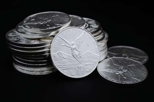 2023 1 oz Mexican Silver Libertad Brilliant Uncirculated Coin with Certificate of Authenticity - Moneda de Plata Pura de Ley 1 Onza BU