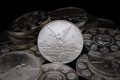 2023 1 oz Mexican Silver Libertad Brilliant Uncirculated Coin with Certificate of Authenticity - Moneda de Plata Pura de Ley 1 Onza BU