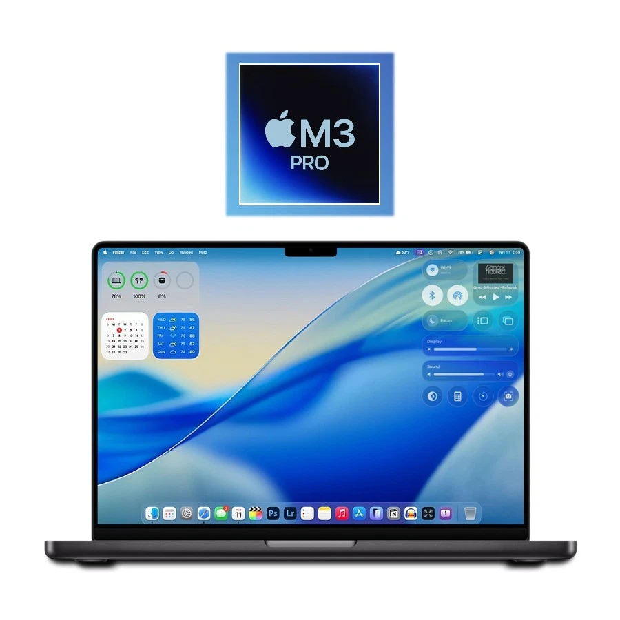 2023 Apple 90   M3 Pro MacBook Pro 14 2" 18GB/512GB SSD  Black  A2992 w/Warranty