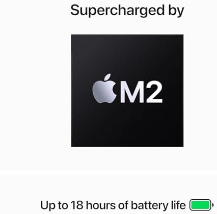 2023 Apple MacBook Air with Apple M2 Chip with 8 Core CPU/10 Core GPU  15 inch  8GB RAM  512GB SSD Storage   QWERTY English  Midnight  Renewed 