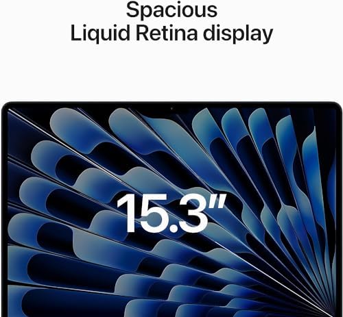 2023 Apple MacBook Air with Apple M2 Chip with 8 Core CPU/10 Core GPU  15 inch  8GB RAM  512GB SSD Storage   QWERTY English  Midnight  Renewed 