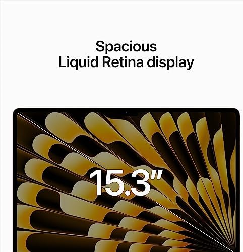 2023 Apple MacBook Air with Apple M2 Chip with 8 Core CPU/10 Core GPU  15 inch  8GB RAM  512GB SSD Storage   QWERTY English  Midnight  Renewed 