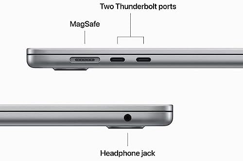 2023 Apple MacBook Air with Apple M2 Chip with 8 Core CPU/10 Core GPU  15 inch  16GB RAM  512GB SSD Storage   QWERTY English  Midnight  Renewed 
