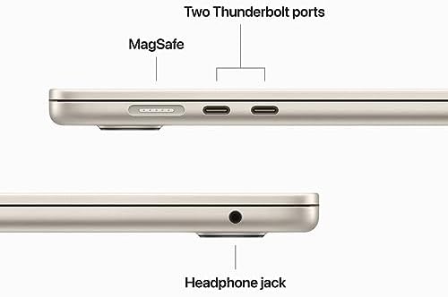 2023 Apple MacBook Air with Apple M2 Chip with 8 Core CPU/10 Core GPU  15 inch  16GB RAM  1TB SSD Storage   QWERTY English  Starlight  Renewed