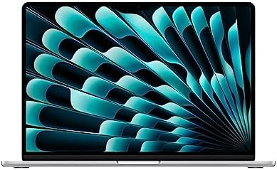 2023 Apple MacBook Air con chip Apple M2 con CPU de 8 núcleos/GPU de 10 núcleos (15 pulgadas, 8 GB de RAM, 256 GB de almacenamiento SSD) (QWERTY inglés) Medianoche (Reacondicionado)