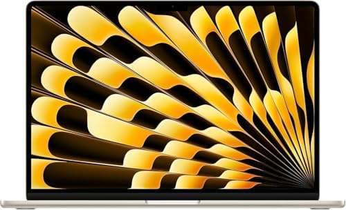 2023 Apple MacBook Air con chip Apple M2 con CPU de 8 núcleos/GPU de 10 núcleos (15 pulgadas, 8 GB de RAM, 256 GB de almacenamiento SSD) (QWERTY inglés) Medianoche (Reacondicionado)