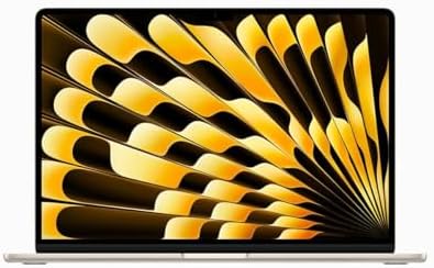 2023 Apple MacBook Air con chip Apple M2 con CPU de 8 núcleos/GPU de 10 núcleos (15 pulgadas, 8 GB de RAM, 256 GB de almacenamiento SSD) (QWERTY inglés) Medianoche (Reacondicionado)