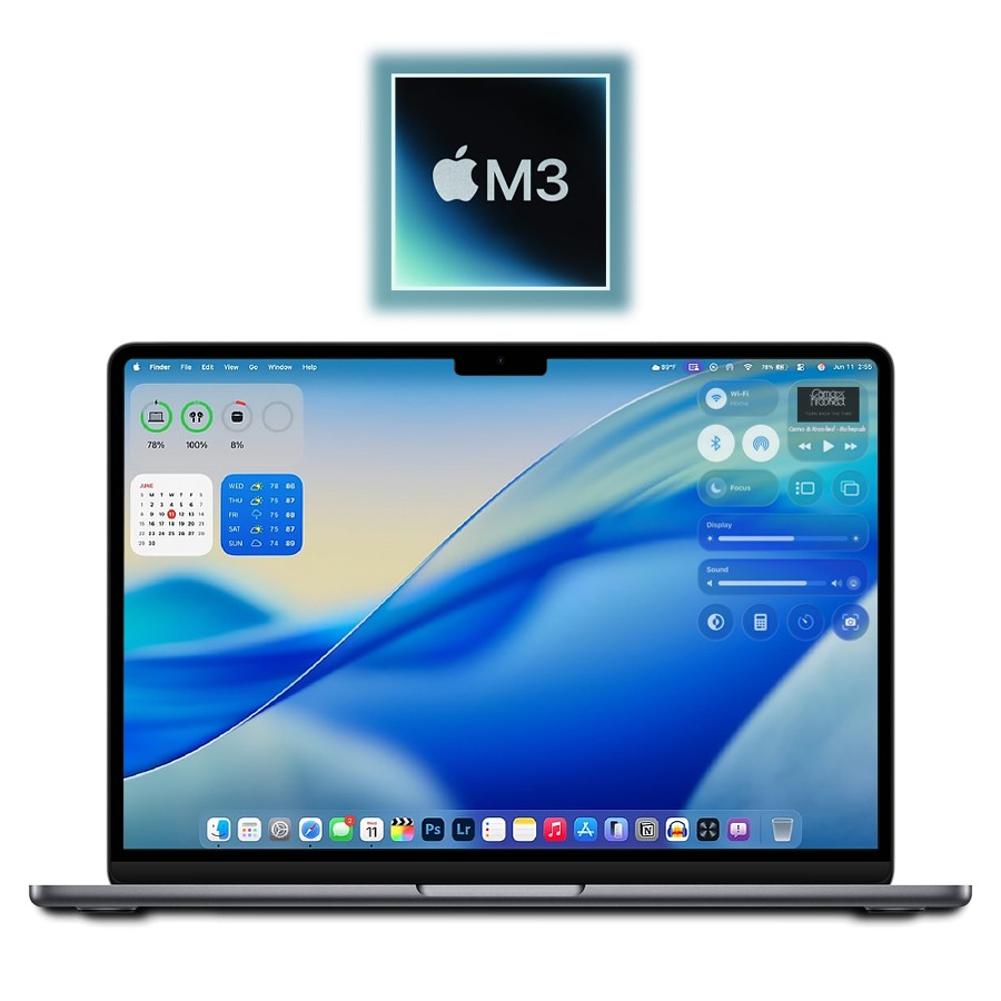 2024 Apple M3 MacBook Air 13 6" 8GB/256GB SSD    Space Gray  A3113 w/Warranty