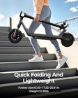 2025 ADULTS ELECTRIC SCOOTER FOLDABLE SCOOTER WITH APP &DOUBLE SHOCK ABSORPTION