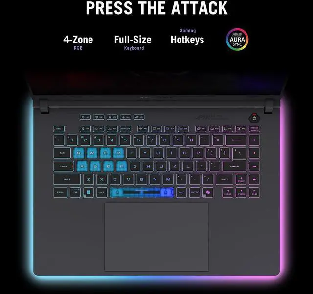 2025 ASUS ROG Strix G16 G615JMR Gaming Laptop  16" HD  165Hz  14th Gen Intel Core i7 14650HX  32GB DDR5 RAM  2TB PCIe SSD  NVIDIA GeForce RTX 5060 8GB GDDR7  RGB Keyboard  Wi Fi 7  Windows 11 Home