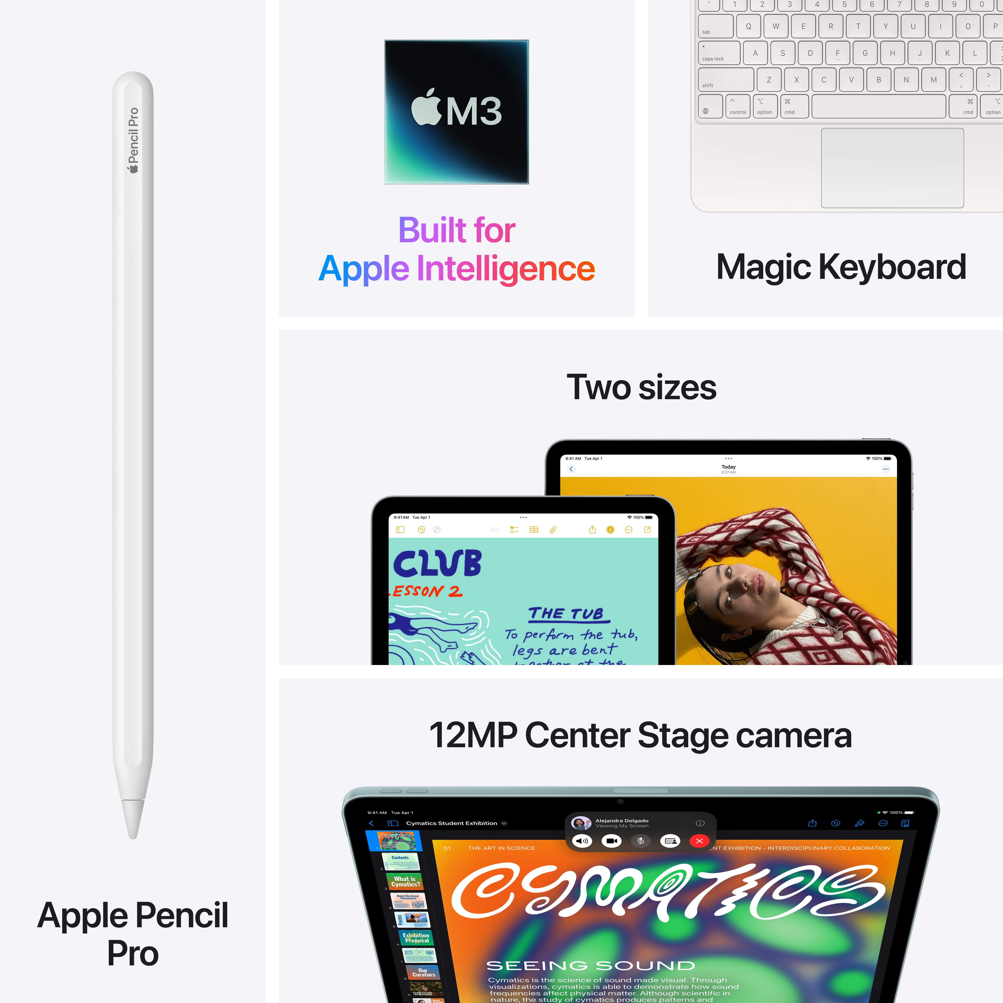 2025 Apple 11 inch iPad Air M3  Construido para Apple Intelligence  Wi Fi 256GB   Morado