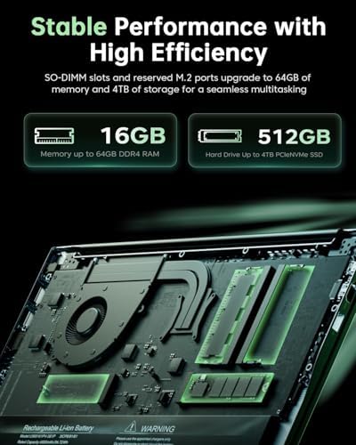 2026 AMD Gaming Laptop with Ryzen 7 5700U Processor 8C/16T  Up to 4 3GHz   AMD Radeon  Graphics  16GB RAM 512GB NVMe SSD  15 6  FHD Display Laptop with BK  WiFi 6  HDMI  Type C  Webcam Cover Slide