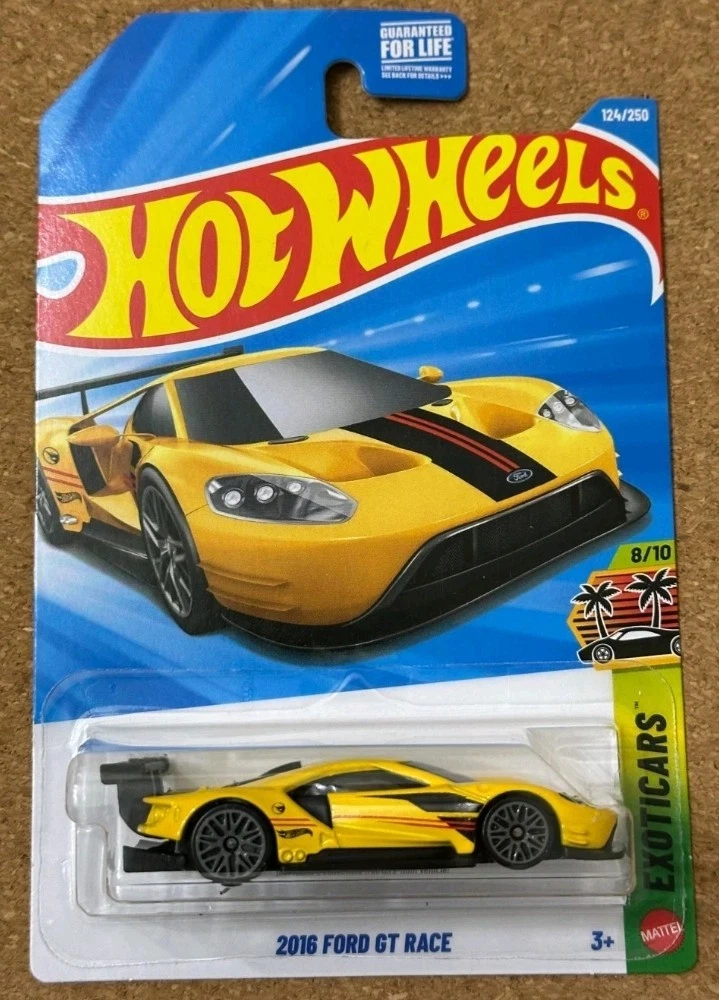 2026 Hot Wheels F Case Regular Treasure Hunt RTH TH 2016 Ford GT Race Yellow