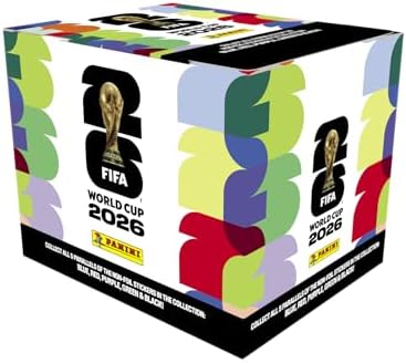 2026 Panini FIFA World Cup Sticker Collection Box   50 Sticker Packs   Amazon Exclusive Orange Parallel   Official FIFA World Cup Trading Stickers   Collect  Trade & Complete Your Album