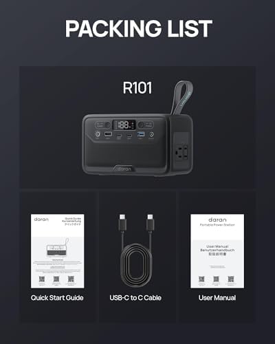 2026 Portable Power Station 28000mAh LiFePO4 Battery  Solar Power Bank with AC Outlet 100W/110V  USB C PD Two Way Fast Charging Small Generator for Laptop  Camping  Home  Office  TSA Approved