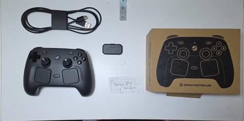 2026 Steam Controller Black Wireless Wired Ergonomic Track Pad for PC new in box