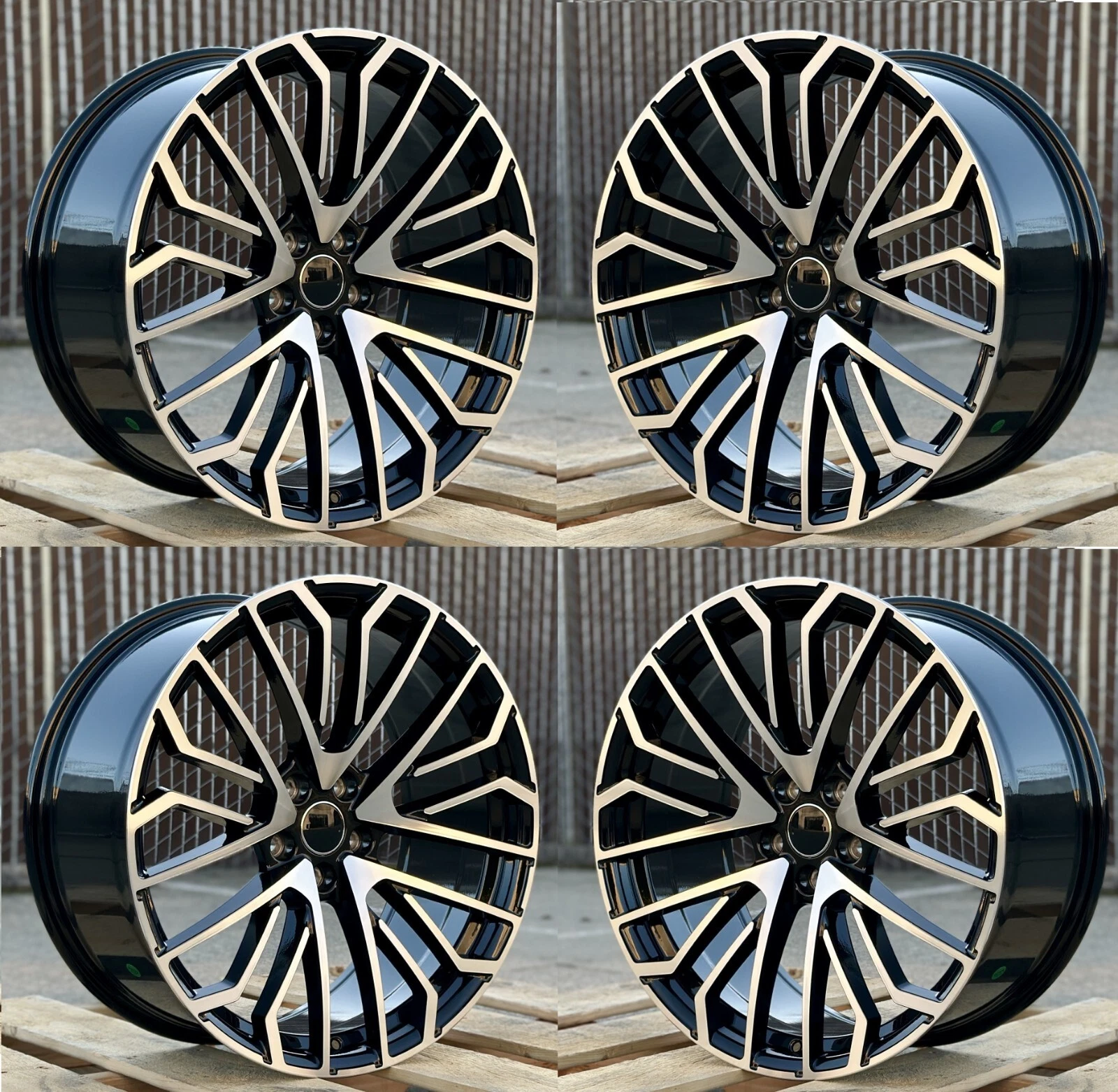 20" Wheels For Audi A4 A5 S4 A6 Q5  Q7 Atlas 20x9 5x112 Rims Set 4