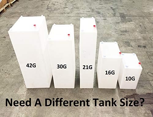 21 Gallon RV Fresh/Gray Water Tank 39 x 16 x 8   BPA Free  21 Gallon 