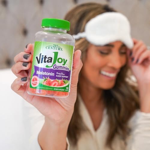 21st Century Vitajoy Melatonin Gummies  Multi  Strawberry  120 Count