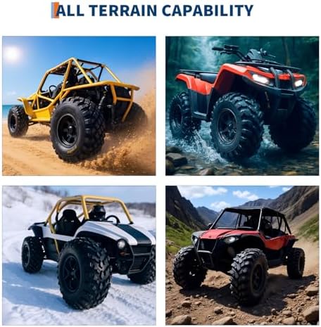 24x8x12 ATV Tires  2 Pack 24x8 12 ATV UTV Tires 24 8 12 All Terrain Tires for Trail  Desert  Mud  Dirt  Street  Sand  6PR Tubeless