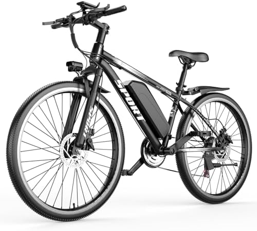 26 Electric Bike for Adults  1500W Peak Motor Mountain Ebike  28MPH Up to 65 Miles  UL2849 Certified  7 Speed  Removable Battery  Shock Absorber  Fat Tire Commuter E Bike