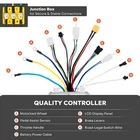 26   500W eBike Conversion Kit Rear Wheel Electric Bike DIY LCD PAS 36V