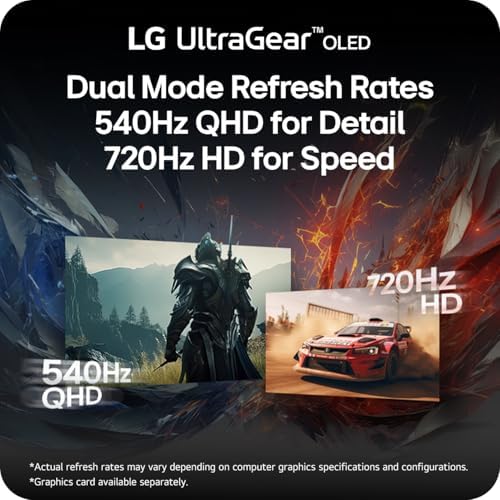 27GX790B B 27  Ultragear QHD  3440 x 1440  OLED Gaming Monitor  Dual Mode QHD 540Hz/ HD 720Hz   0 02ms  TrueBlack 500  NVIDIA G Sync Compatible  AMD FreeSync Premium Pro  DisplayPort 2 1  USB C  Black