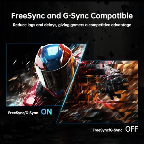 27 Inch 240Hz Gaming Monitor  QHD 2560x1440 Monitor  Fast HVA  HDR400  G Sync/FreeSync Compatible  USB/Type C/DisplayPort/HDMI  VESA Mountable  Pivot Height Tilt Adjustable  H27E22