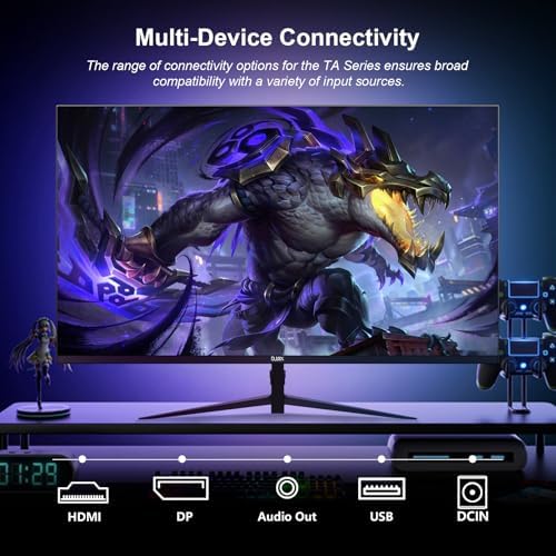 27 inch Gaming Monitor 1920x1080p 180Hz  FHD  GTG Vertical with Freesync Eye Care Technology HDMI VESA Compatible for Gaming Home Office