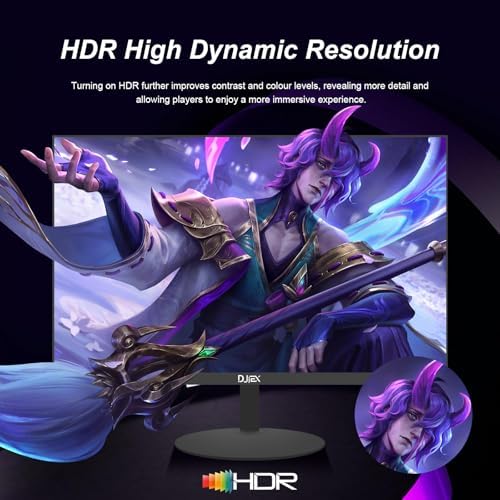 27 inch Gaming Monitor 1920x1080p 180Hz  FHD  GTG Vertical with Freesync Eye Care Technology HDMI VESA Compatible for Gaming Home Office