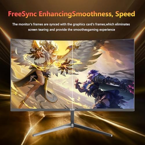 27 inch Gaming Monitor 1920x1080p 180Hz  FHD  GTG Vertical with Freesync Eye Care Technology HDMI VESA Compatible for Gaming Home Office