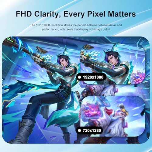 27 inch Gaming Monitor 1920x1080p 180Hz  FHD  GTG Vertical with Freesync Eye Care Technology HDMI VESA Compatible for Gaming Home Office