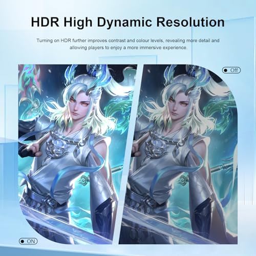 27 inch Gaming Monitor 1920x1080p 180Hz  FHD  GTG Vertical with Freesync Eye Care Technology HDMI VESA Compatible for Gaming Home Office