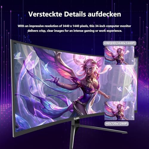 27 inch Gaming Monitor 1920x1080p 180Hz  FHD  GTG Vertical with Freesync Eye Care Technology HDMI VESA Compatible for Gaming Home Office