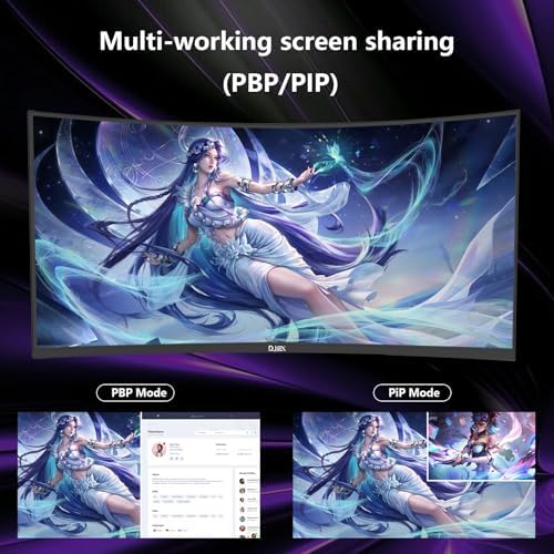 27 inch Gaming Monitor 1920x1080p 180Hz  FHD  GTG Vertical with Freesync Eye Care Technology HDMI VESA Compatible for Gaming Home Office