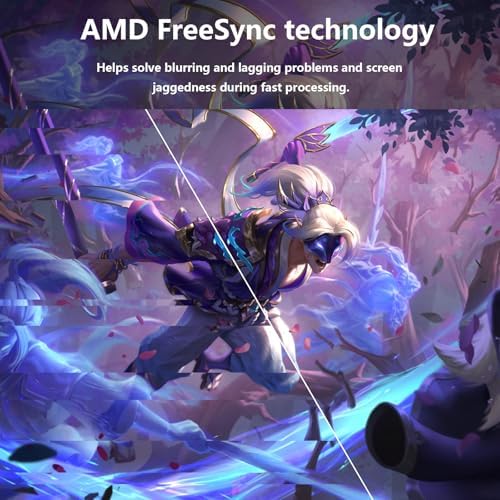 27 inch Gaming Monitor 1920x1080p 180Hz  FHD  GTG Vertical with Freesync Eye Care Technology HDMI VESA Compatible for Gaming Home Office