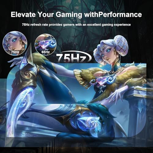 27 inch Gaming Monitor 1920x1080p 180Hz  FHD  GTG Vertical with Freesync Eye Care Technology HDMI VESA Compatible for Gaming Home Office