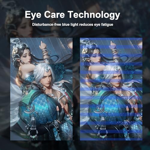 27 inch Gaming Monitor 1920x1080p 180Hz  FHD  GTG Vertical with Freesync Eye Care Technology HDMI VESA Compatible for Gaming Home Office