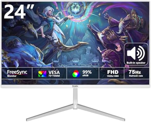 27 inch Gaming Monitor 1920x1080p 180Hz  FHD  GTG Vertical with Freesync Eye Care Technology HDMI VESA Compatible for Gaming Home Office